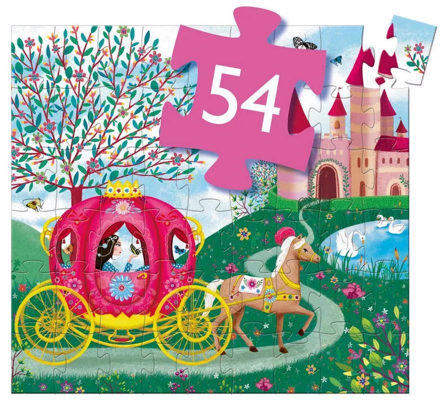 DJECO SILHOUETTE PUZZLE - ELISES'S CARRIAGE 54PZ DJ07254