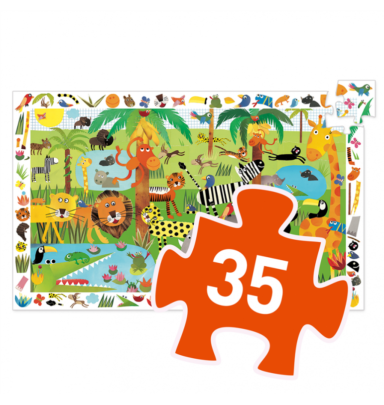 DJECO JUNGLE - 35 PCS DJ07590