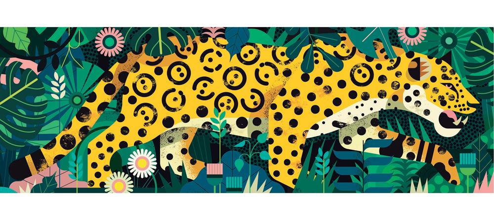 DJECO PUZZLE GALLERY - LEOPARDO 1000PZ DJ07645