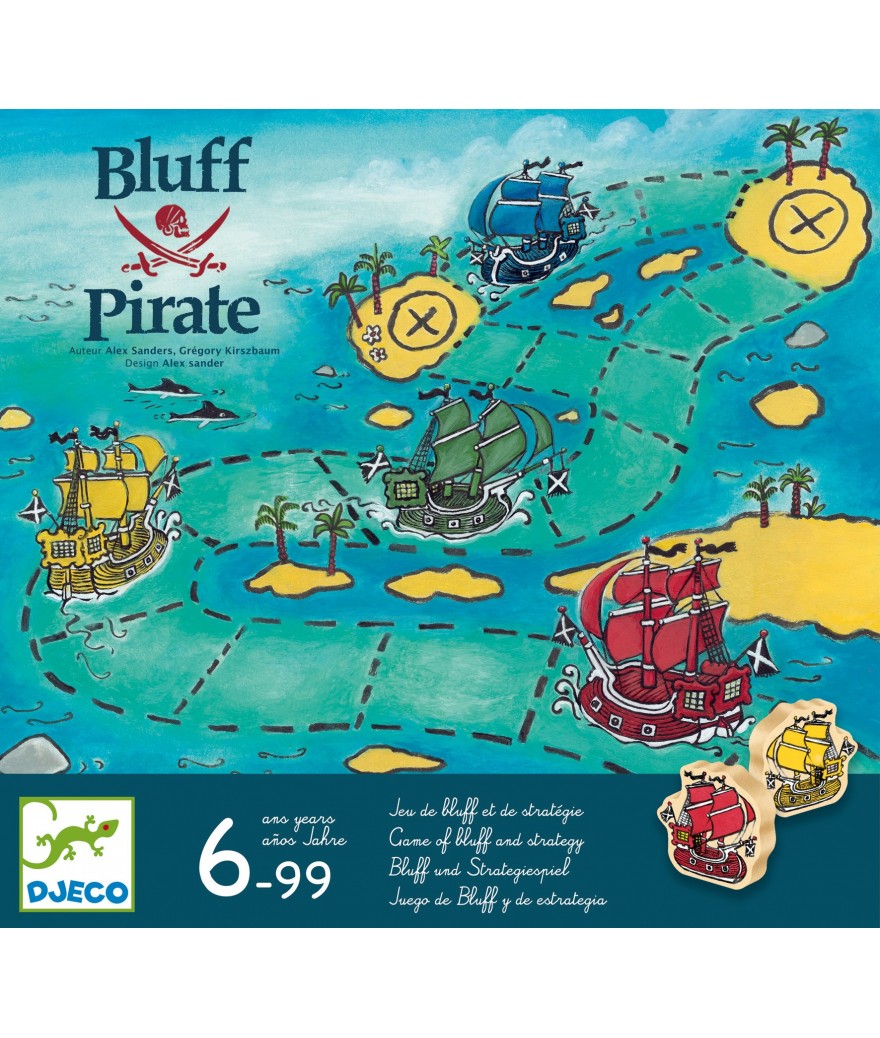 DJECO PIRATA BLUFF GIOCO DI STRATEGIA DJ08417