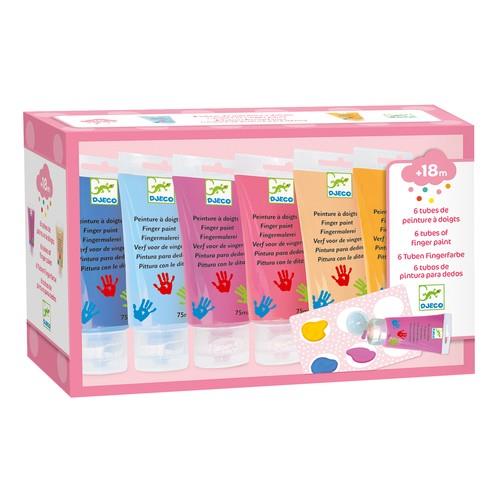 DJECO COLORI DA DITO SWEET - 6 TUBETTI DJ09000