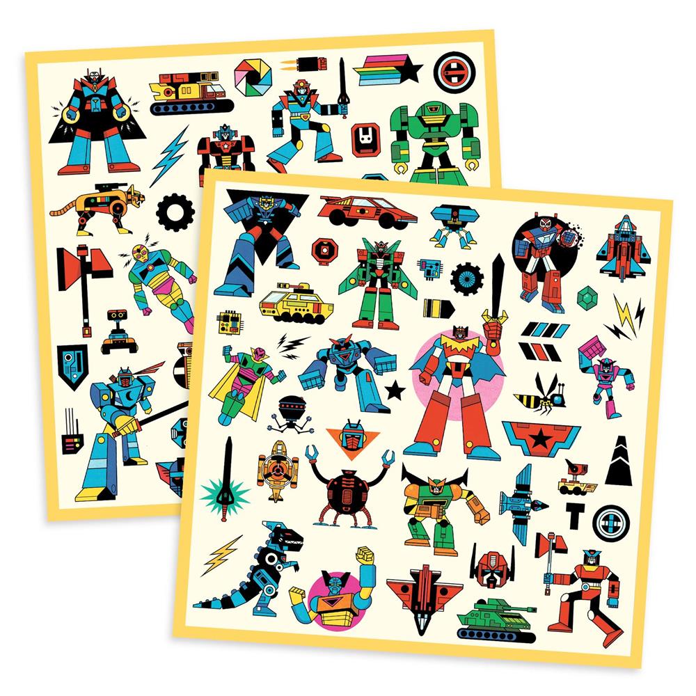 DJECO STICKERS - ROBOTS DJ09276