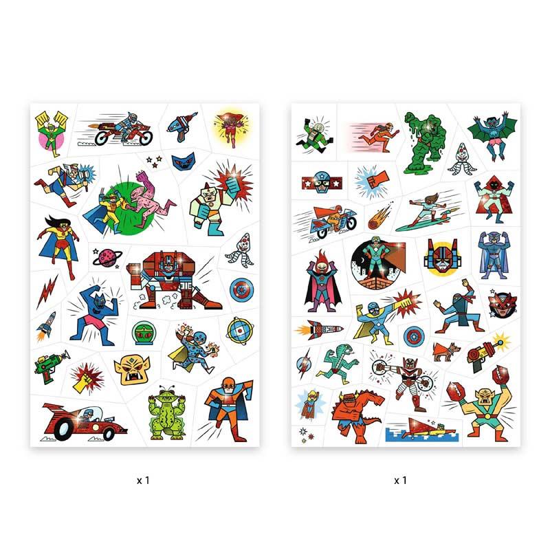 DJECO TATTOOS - HEROES VS VILLAINS DJ09614