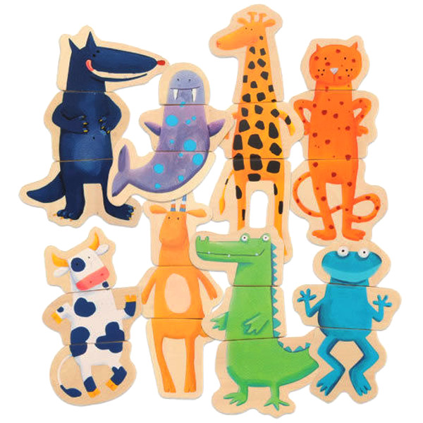 DJECO PUZZLE MAGNETICO ANIMALI IN LEGNO DJ03111