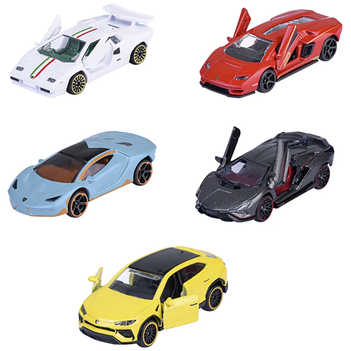 MAJORETTE LAMBORGHINI 5 PZ GIFTPACK