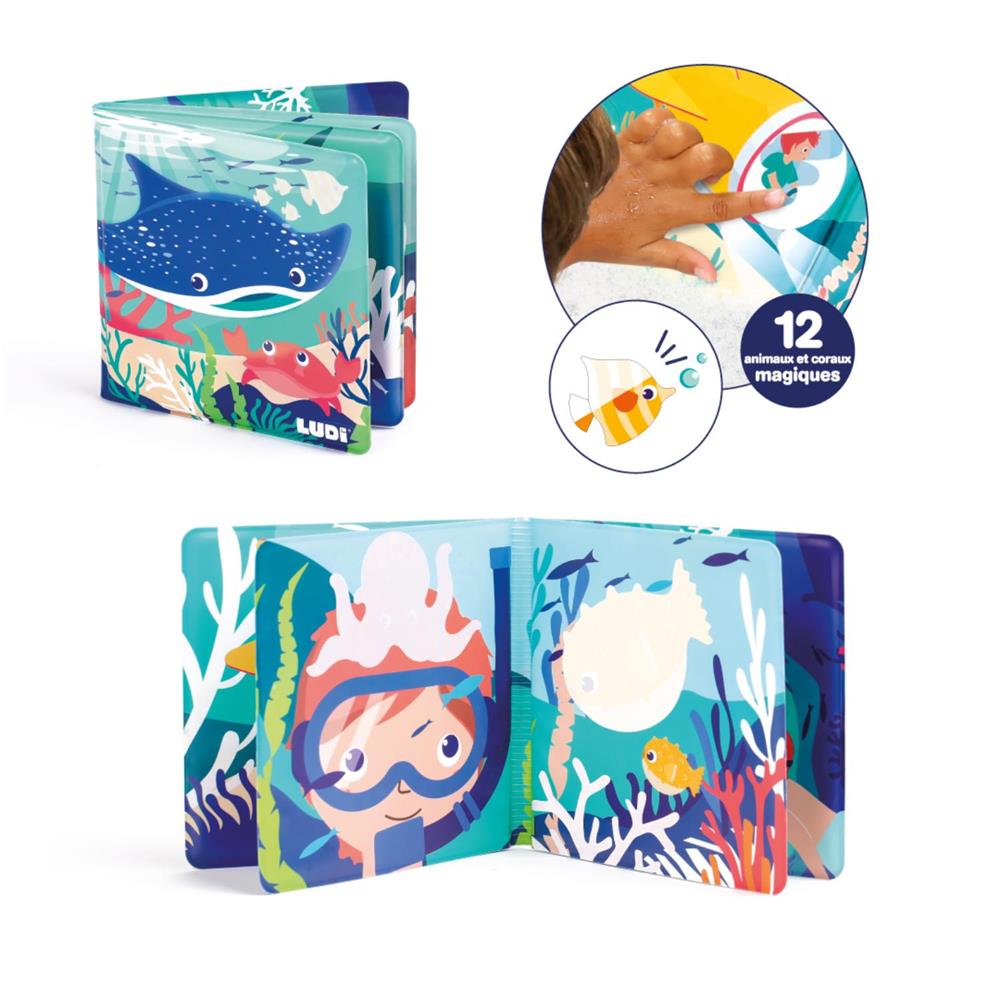 LUDI LIBRO MAGICO MULTICOLORE PER IL BAGNO 40083