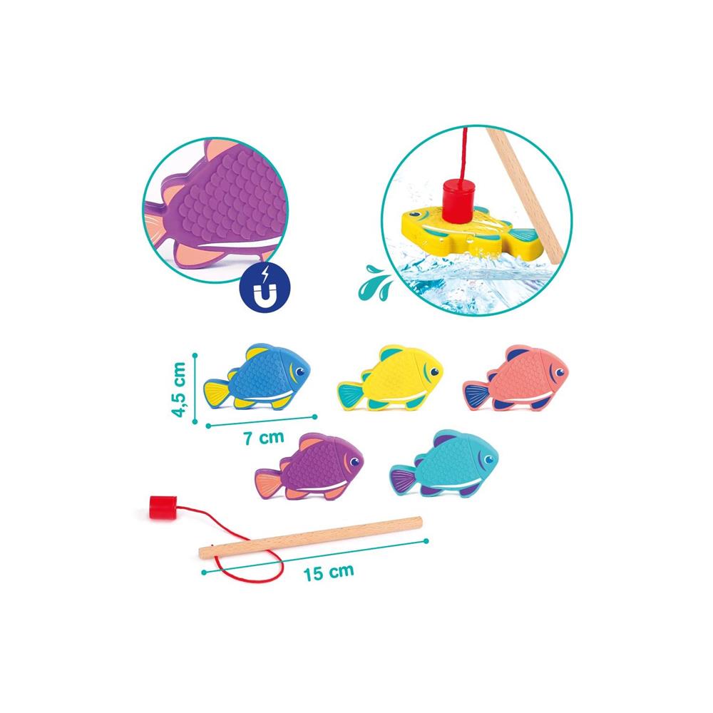 LUDI CANNA DA PESCA MAGNETICA MULTICOLORE 40091