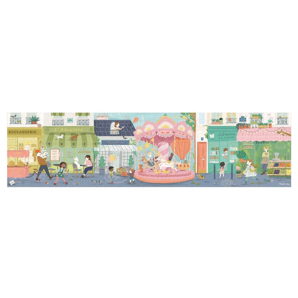 MOULIN ROTY PUZZLE PANORAMICO 10 RUE DES LILAS PARIGI 350 PZ 642442