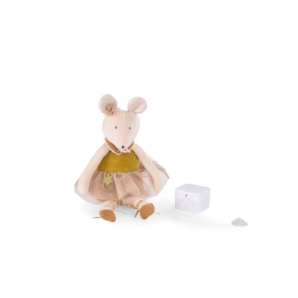 MOULIN ROTY PELUCHE MUSICALE CARILLON TOPO BALLERINA 667043