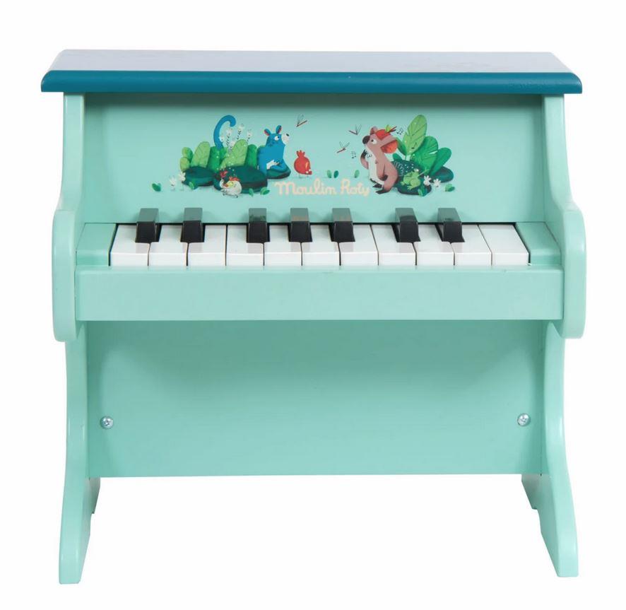 MOULIN ROTY PIANOFORTE PER BAMBINI IN LEGNO DANS LA JUNGLE 668413