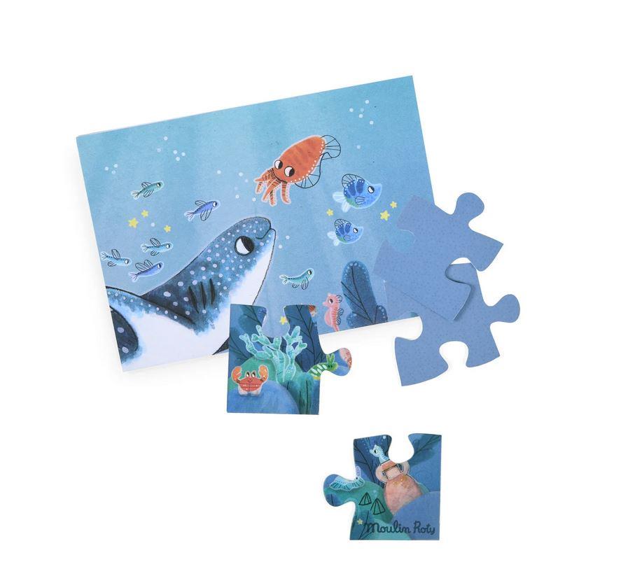 MOULIN ROTY PUZZLE FOSFORESCENTE SOTTO IL MARE 24PZ 676441