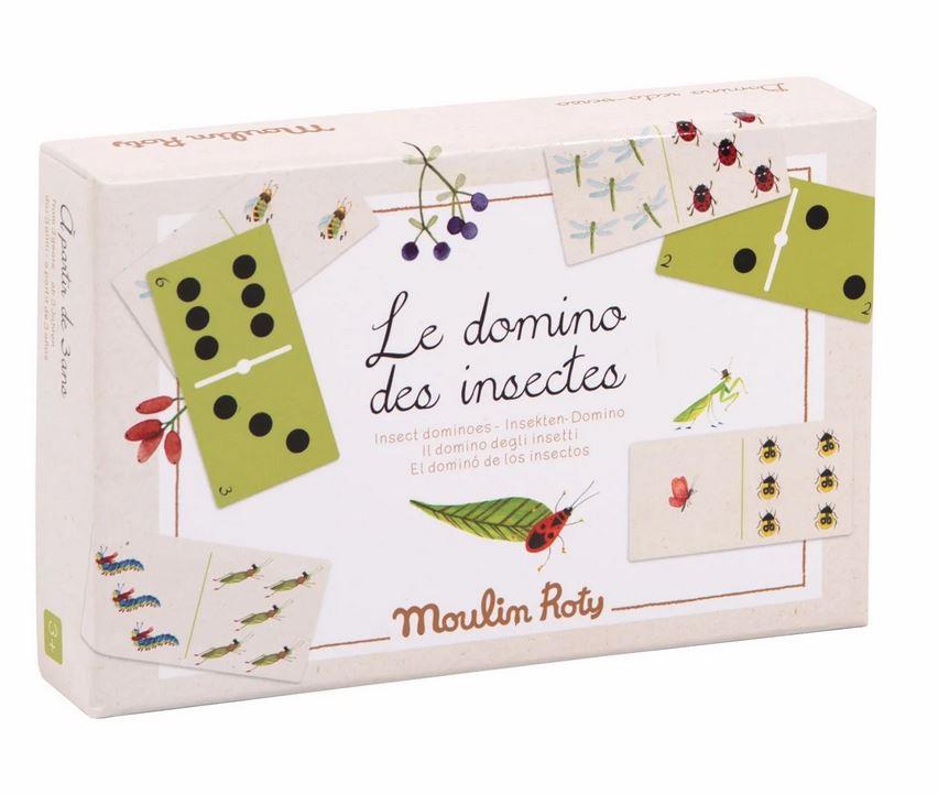 MOULIN ROTY GIOCO DOMINO DEGLI INSETTI FRONTE-RETRO LE JARDIN 712421