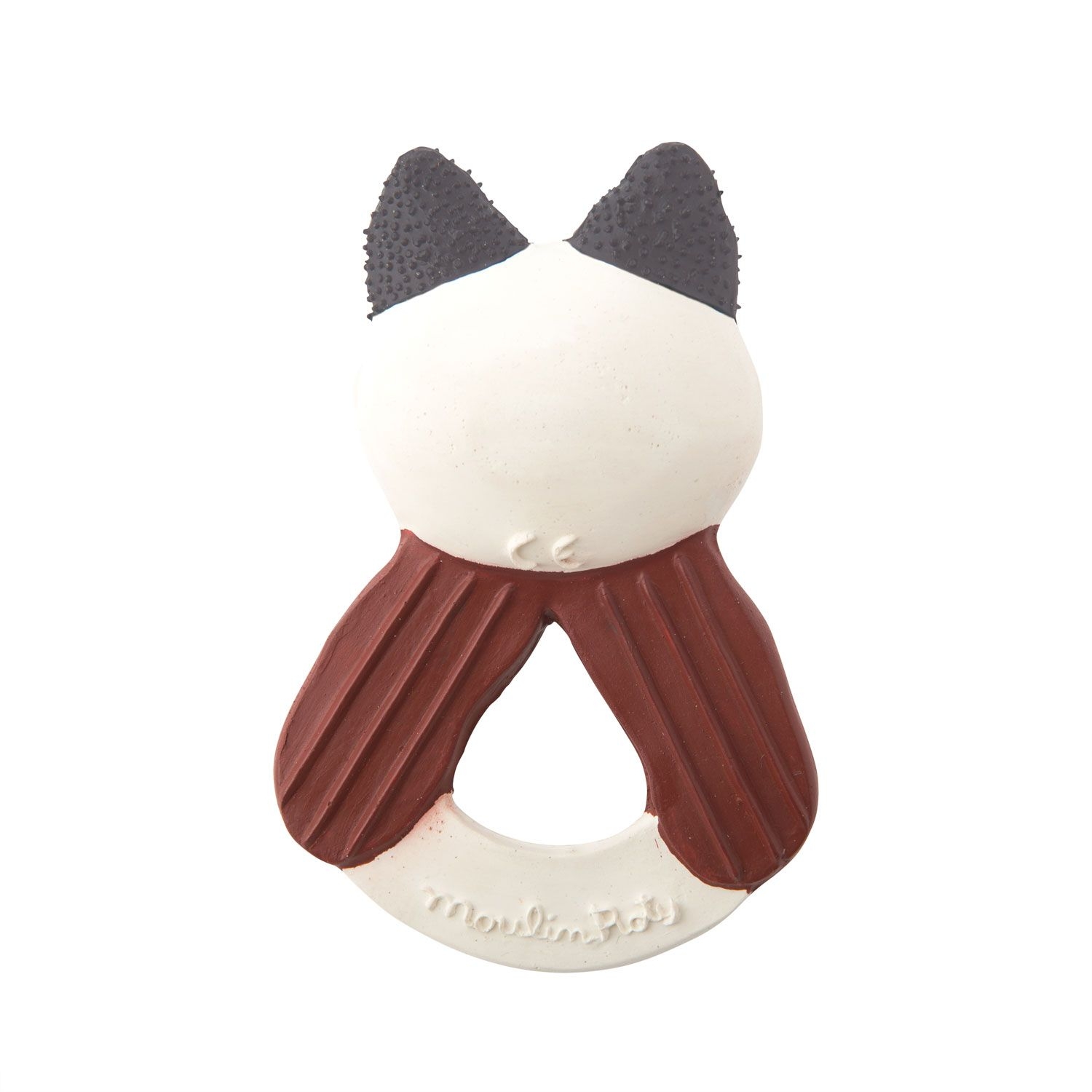 MOULIN ROTY ANELLO SONAGLIO GOMMA NATURALE GATTO 715371