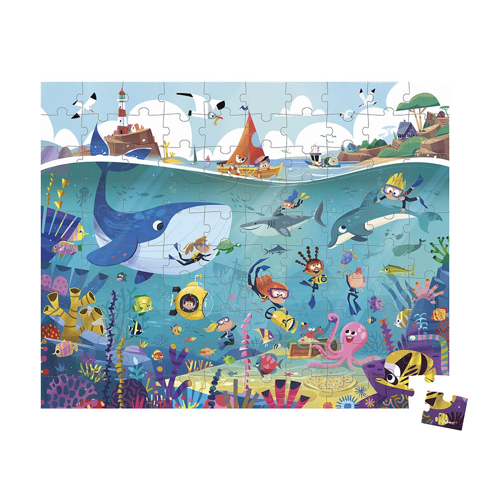JANOD PUZZLE I FONDALI MARINI 100 PZ J02394 JANOD PUZZLE I FONDALI MARINI 100 PZ J02394