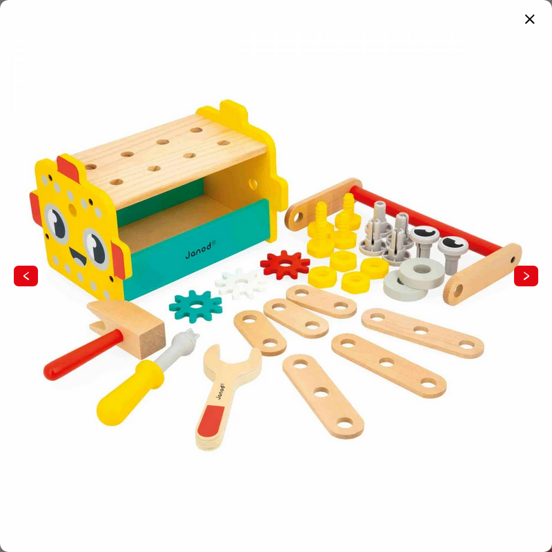 JANOD CASSETTA DEGLI ATTREZZI ROBOT BRICO'KIDS J06455 JANOD CASSETTA DEGLI ATTREZZI ROBOT BRICO'KIDS J06455