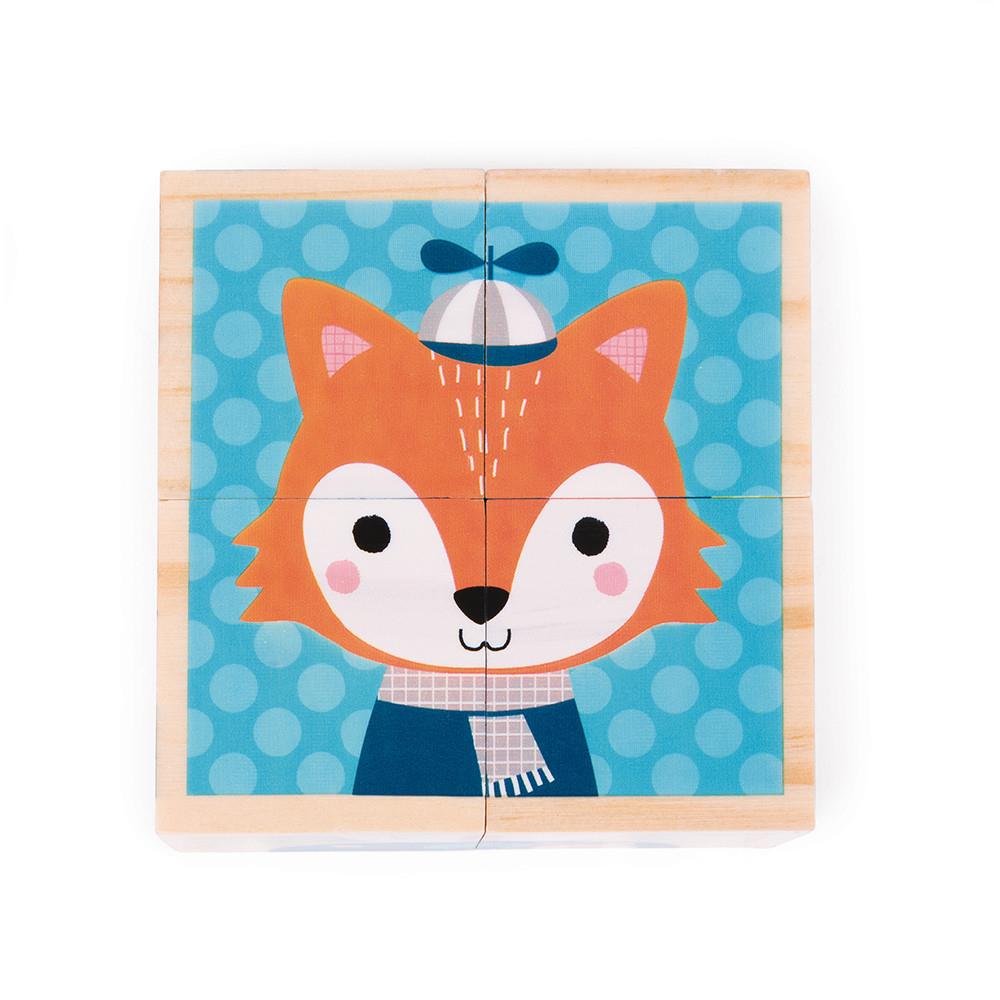 JANOD BLOCCHI IN LEGNO RITRATTI DELLA FORESTA J08000