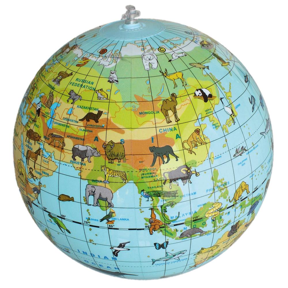 CALY MAPPAMONDO GONFIABILE CON ANIMALI 5937504