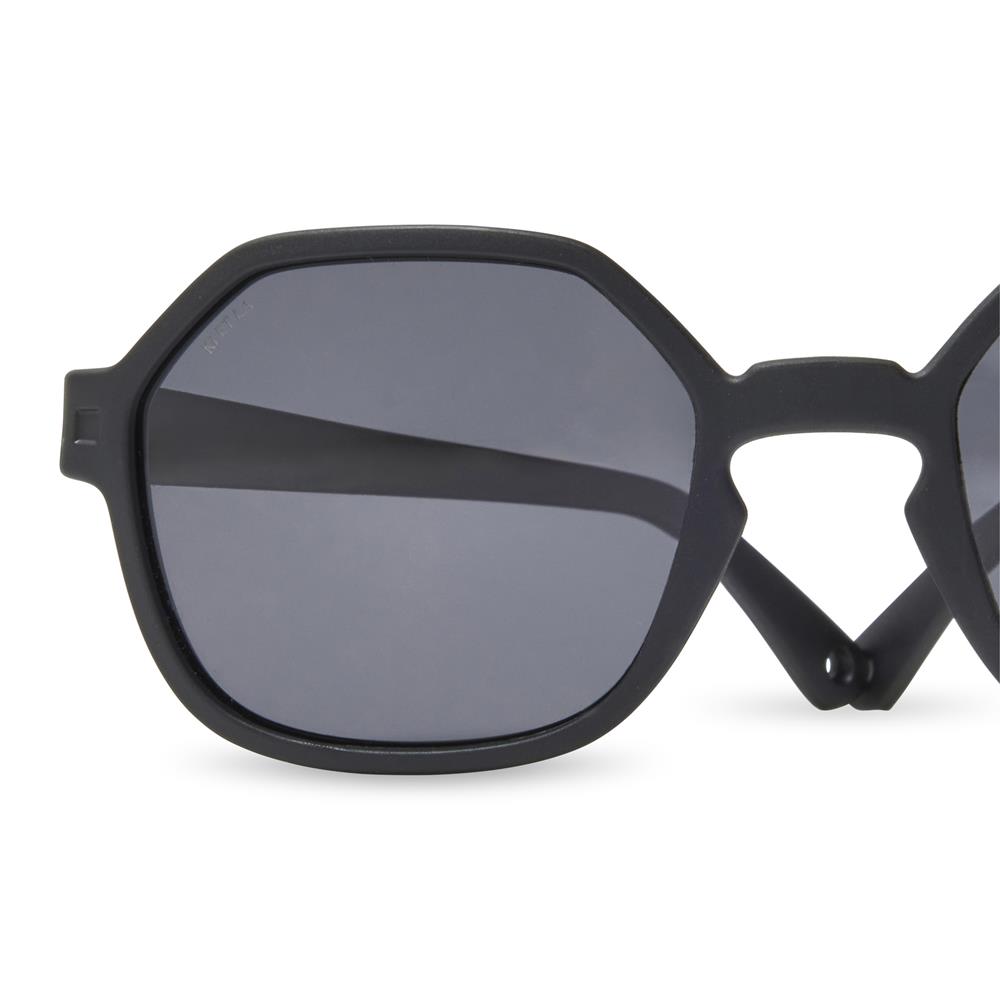 KI ET LA OCCHIALI DA SOLE EYZZ 5 ANGULAR SQUARE SHAPE 7-12 ANNI EY5SUNBLACK
