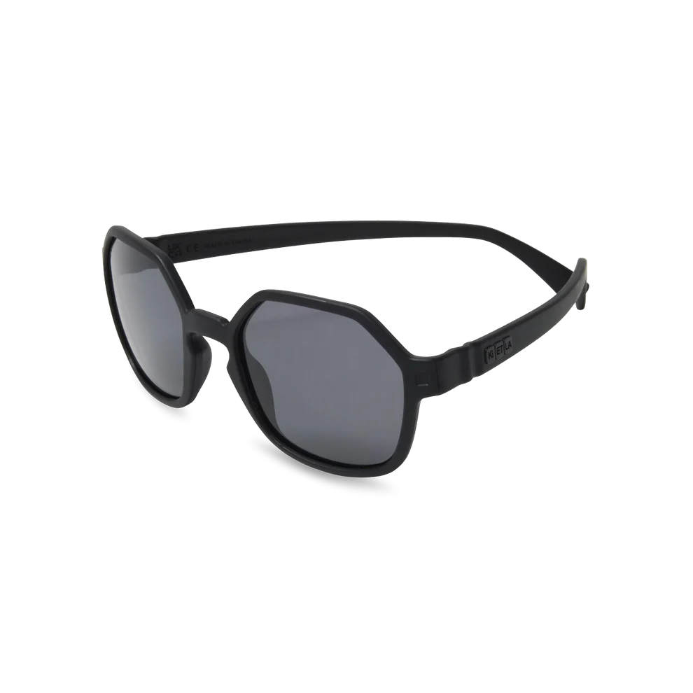 KI ET LA OCCHIALI DA SOLE EYZZ 4 ANGULAR SQUARE SHAPE 4-7 ANNI EY4SUNBLACK