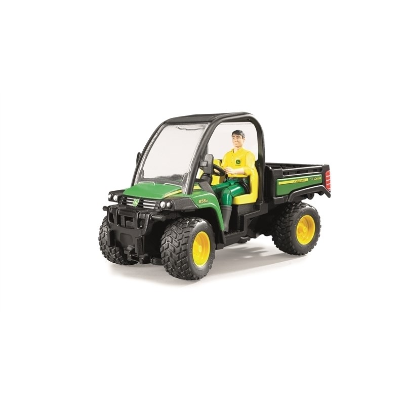 BRUDER JOHN DEERE GATOR 855D CON PERSONAGGIO 2490