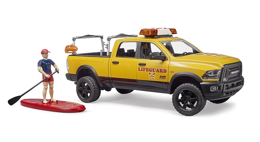 BRUDER RAM 2500 POWER WAGON CON GUARDASPIAGGIA E SURF 2506