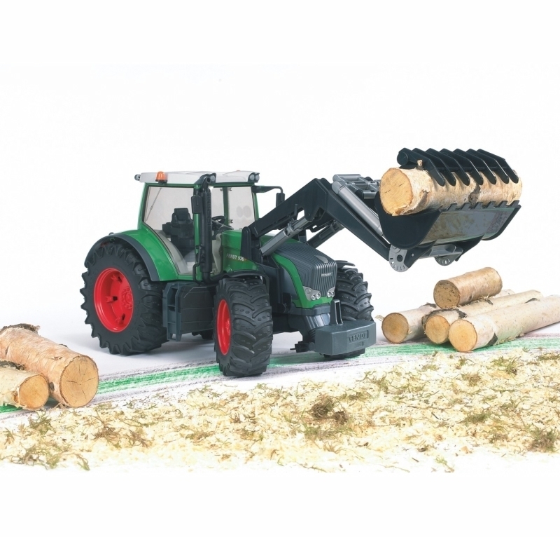 BRUDER TRATTORE FENDT 936 VARIO CON BENNA 3041