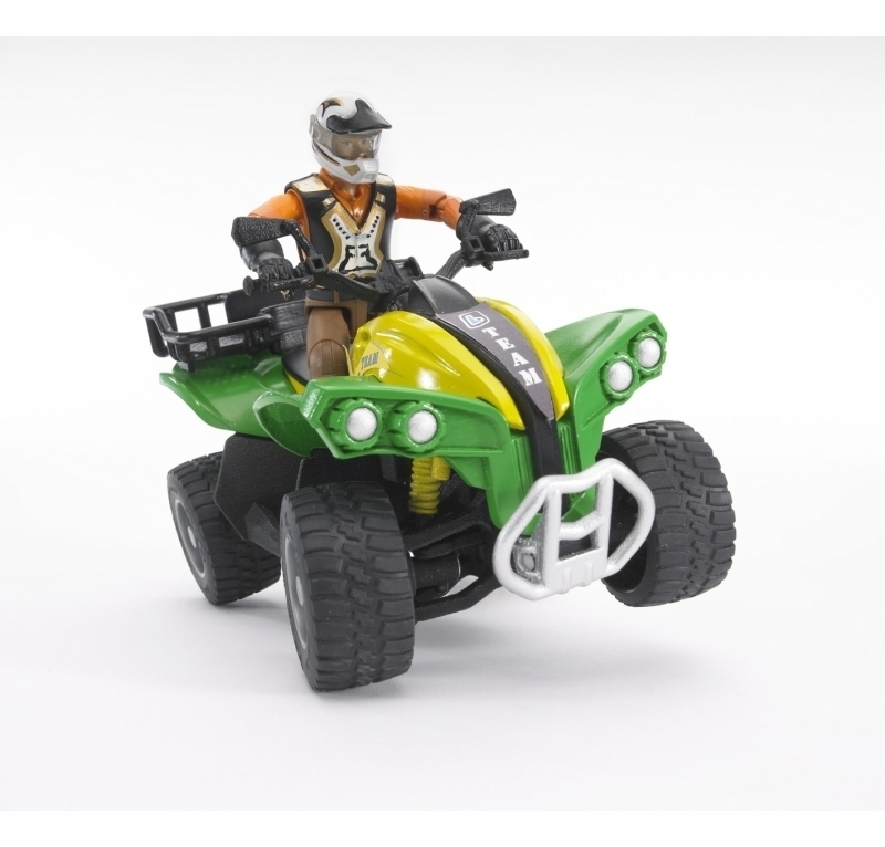 BRUDER QUAD CON FIGURA 63000