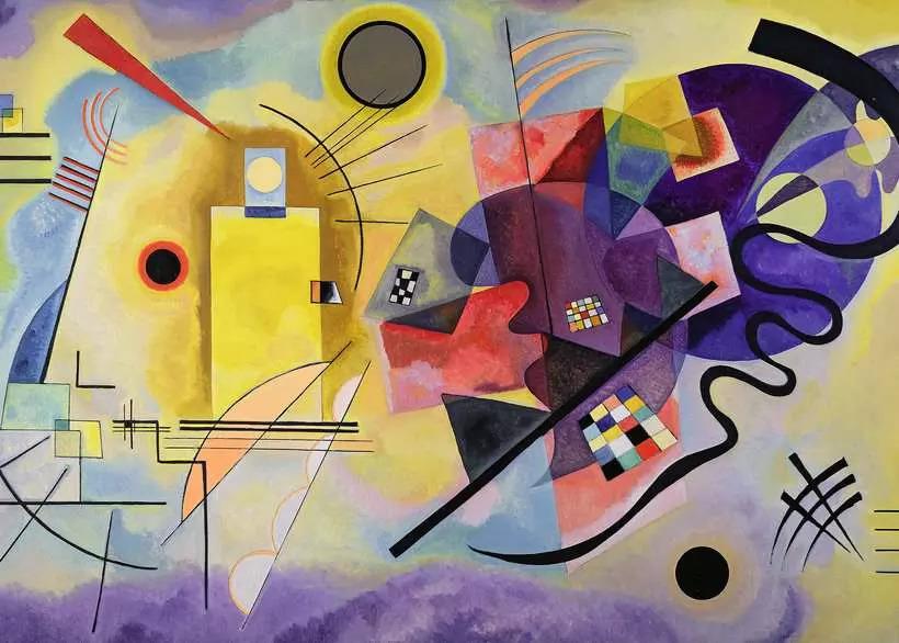 RAVENSBURGER PUZZLE KANDINSKY: YELLOW, RED, BLUE 1000 PZ 00023