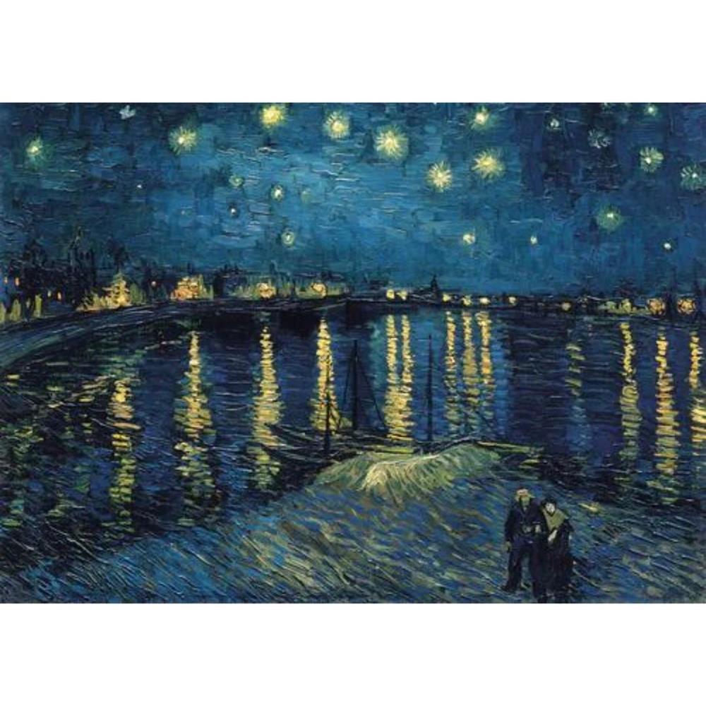 RAVENSBURGER PUZZLE VAN GOGH - NOTTE STELLATA SUL RODANO 1000 PZ 00064