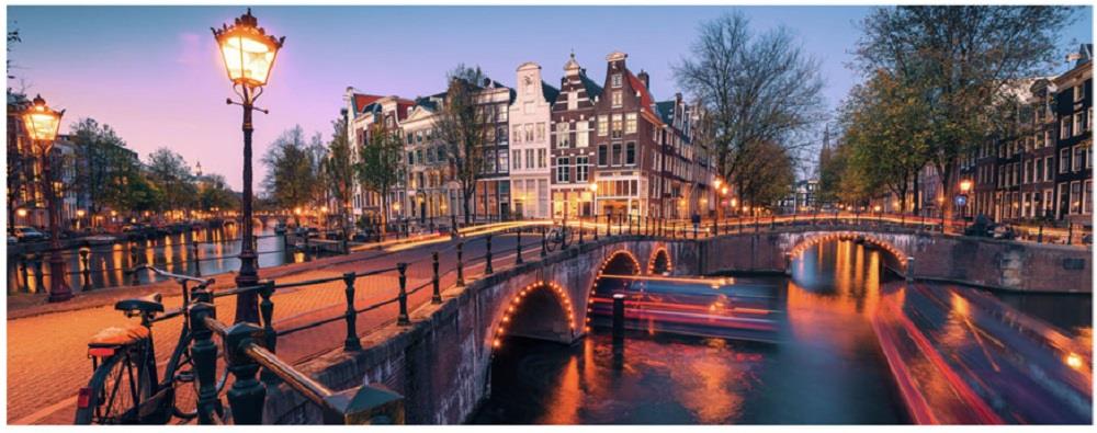 RAVENSBURGER PUZZLE PANORAMA UNA SERA AD AMSTERDAM 1000 PZ 00446