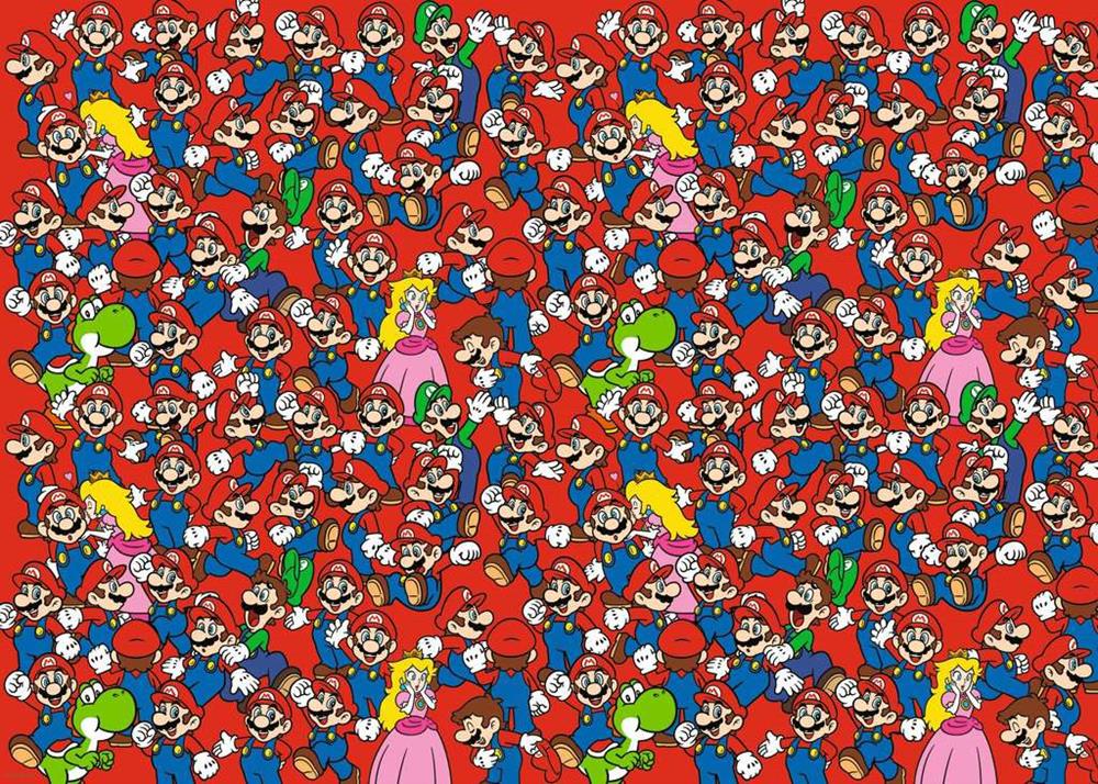 RAVENSBURGER PUZZLE SUPER MARIO CHALLENGE 1000 PEZZI 00504