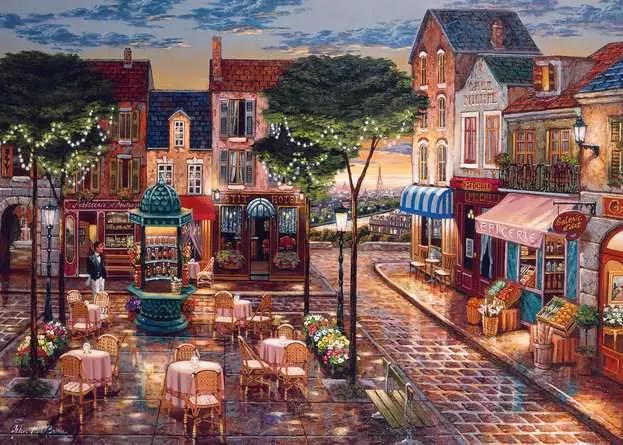 RAVENSBURGER PUZZLE PENNELLATE DI PARIGI 1000 PZ 00521