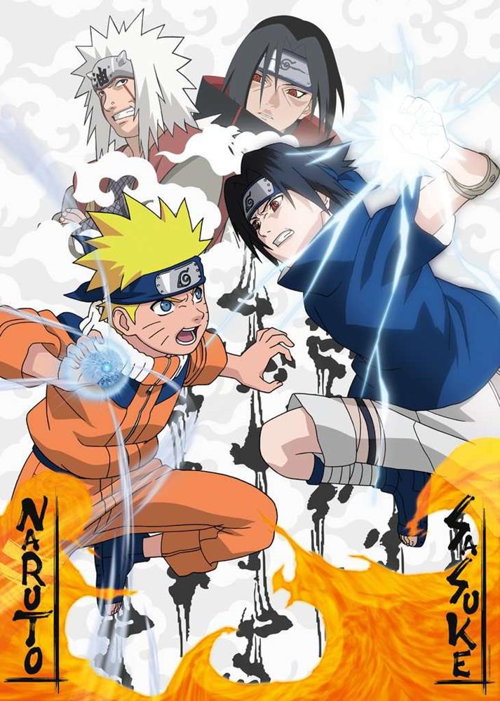 RAVENSBURGER PUZZLE NARUTO VS. SASUKE 1000 PZ 00627