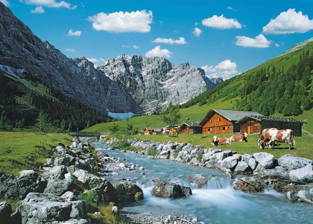 RAVENSBURGER PUZZLE MONTI KARWENDEL - AUSTRIA 1000 PZ 00649