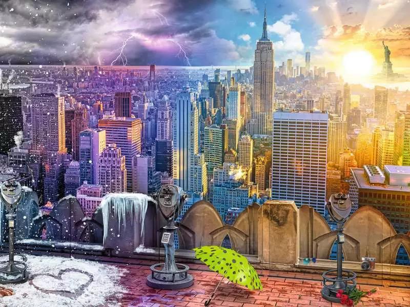 RAVENSBURGER PUZZLE LE STAGIONI DI NEW YORK 1500 PZ 00698