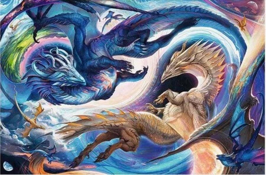 RAVENSBURGER PUZZLE DRAGON DAY AND NIGHT 5000 PZ 00813