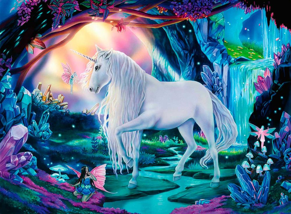 RAVENSBURGER PUZZLE UNICORNO DI CRISTALLO 300 PZ 00870