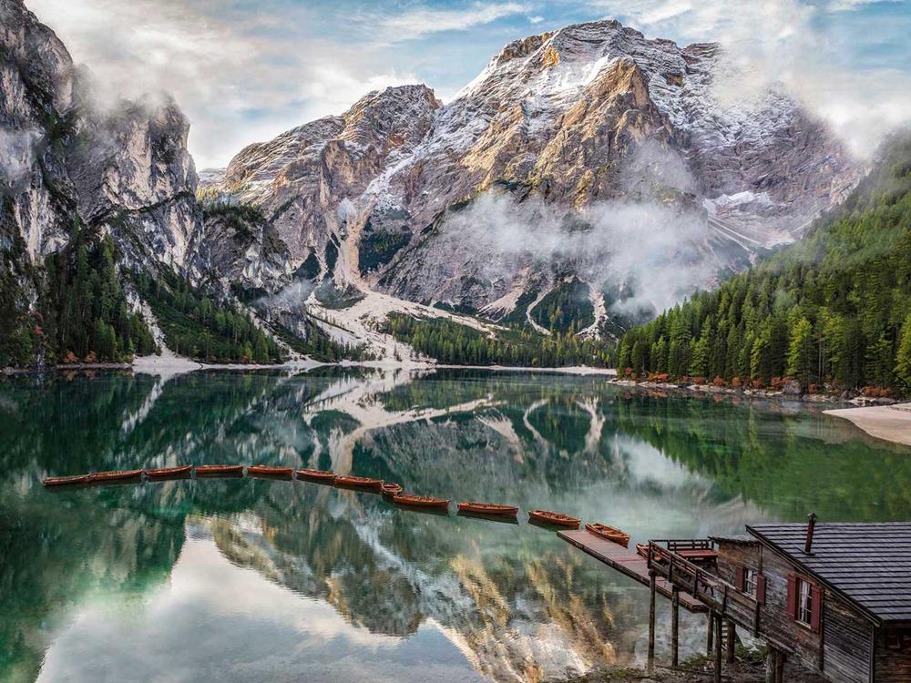 RAVENSBURGER PUZZLE LAGO DI BRAIES 1500 PZ 01211