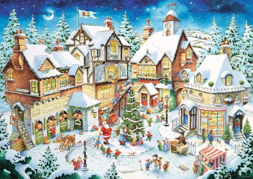 RAVENSBURGER PUZZLE 50° ANNIVERSARIO: VILLAGGIO DI NATALE 1000 PZ 01271