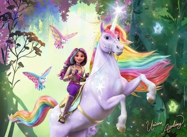 RAVENSBURGER PUZZLE UNICORN ACADEMY XXL 100 PZ 04164