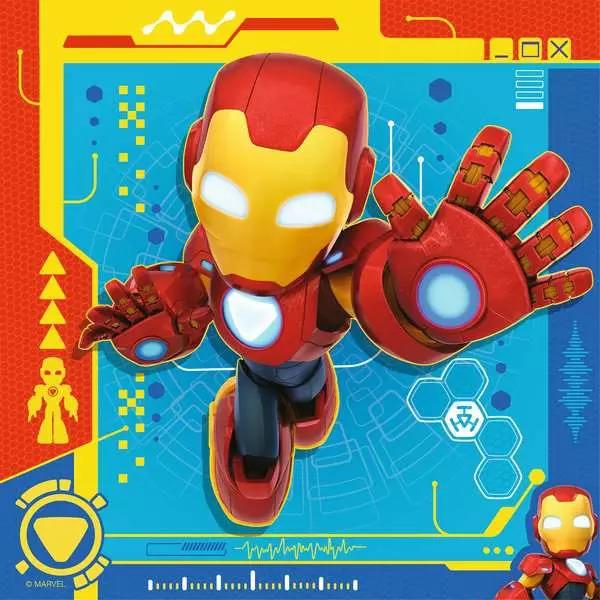 RAVENSBURGER PUZZLE IRON MAN E HIS AWESOME FRIENDS 3X49 PZ 04192