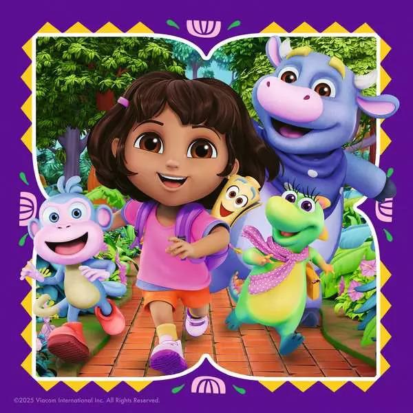 RAVENSBURGER PUZZLE DORA L'ESPLORATRICE 3X49 PZ 04197