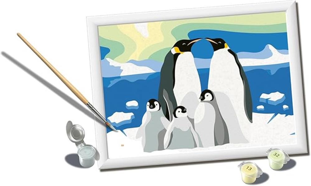 RAVENSBURGER CREART SERIE D - LA FAMIGLIA DI PINGUINI 23058