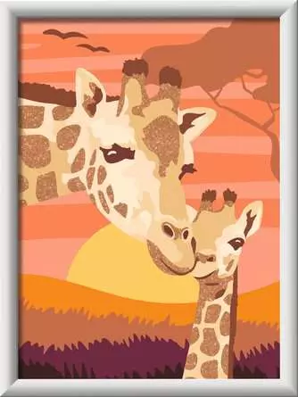 RAVENSBURGER CREART SERIE D - GIRAFFE AL TRAMONTO 23259