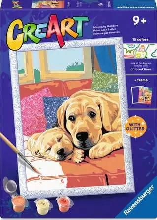 RAVENSBURGER CREART SERIE D - AMORE DI CAGNOLINI 23269