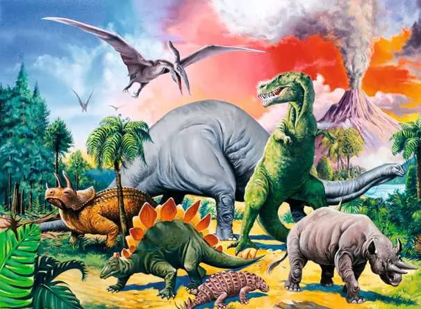RAVENSBURGER PUZZLE DINOSAURI XXL 100 PZ 10957