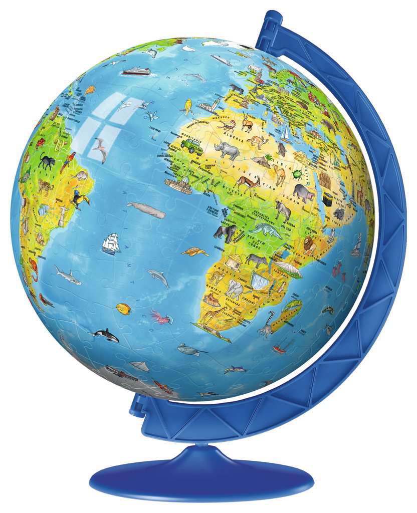 RAVENSBURGER 3D BAMBINI 3D GLOBO 180 PZ NEW EDITION 12340