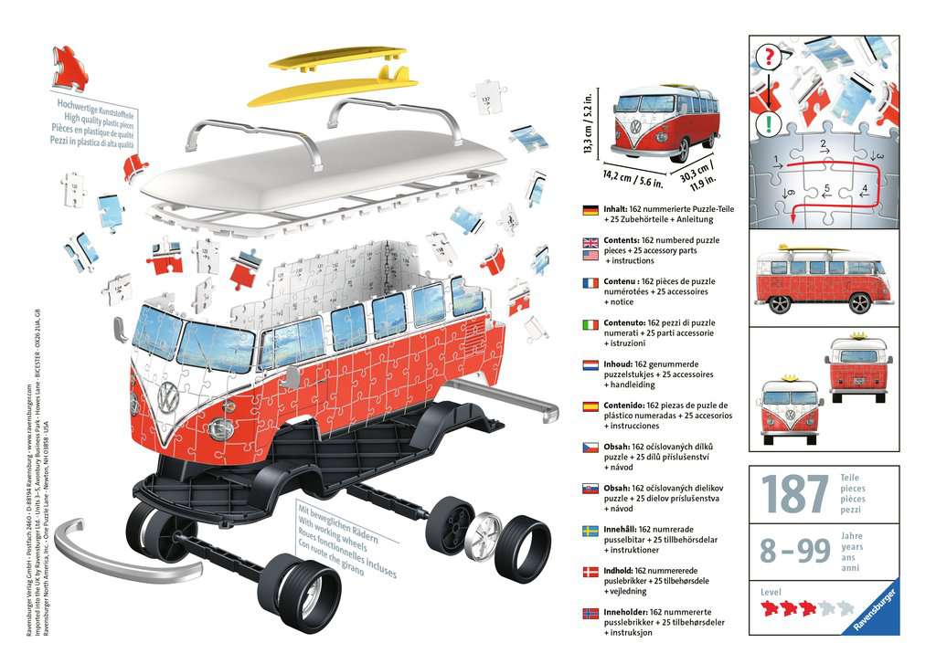 RAVENSBURGER  CAMPER VOLKSWAGEN 12516