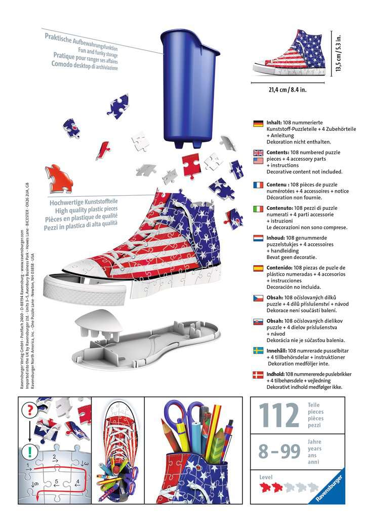 RAVENSBURGER  SNEAKER FLAG - PORTAPENNE 12549