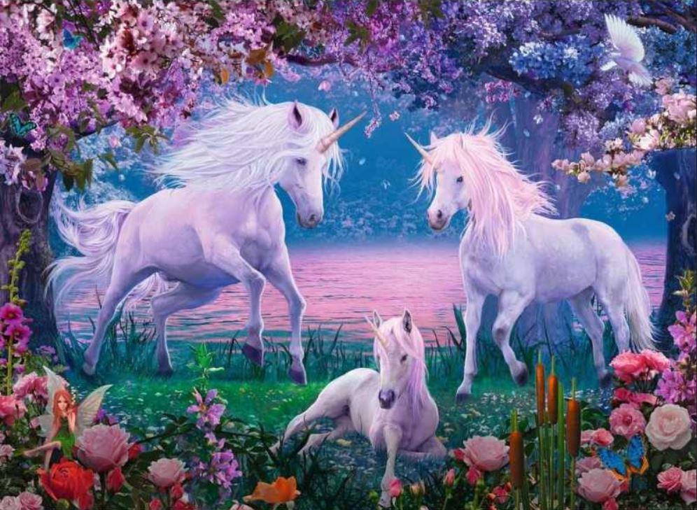 RAVENSBURGER PUZZLE UNICORNS XXL 100 PZ 13347